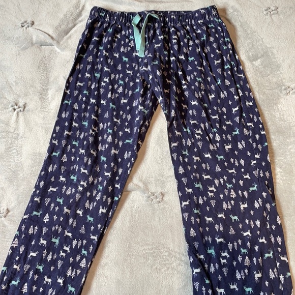 🎄Blue reindeer PJ pants - Picture 1 of 7